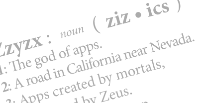 What is Zzyzx?
